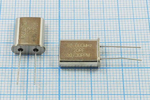 10000 \HC49U\20\ 30\ 20/-20~70C\\1Г (10.000MHz)