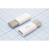 шт USB C-гн USB micro B 5P\0,025\пл\бел\