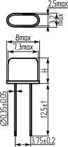 Кварцевые резонаторы в корпусе UM